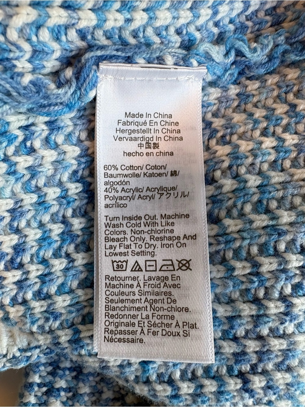 J. Crew Popcorn Stitch Lady Jacket Crewneck Knit Cardigan Preppy Blue Small - Picture 9 of 10